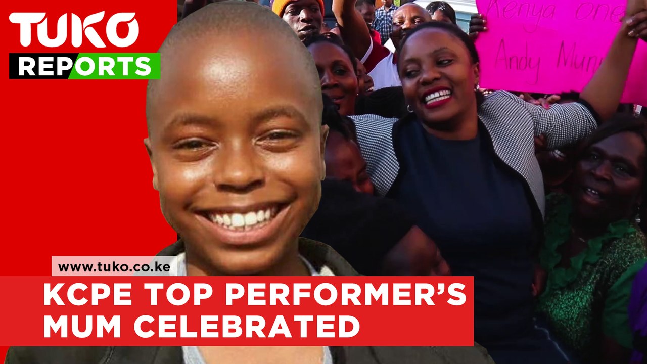 KCPE Top performer's mother celebrates | Tuko TV