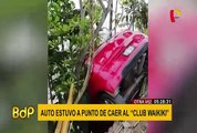 Bajada Balta: dos autos casi caen a club Waikiki en los últimos tres meses