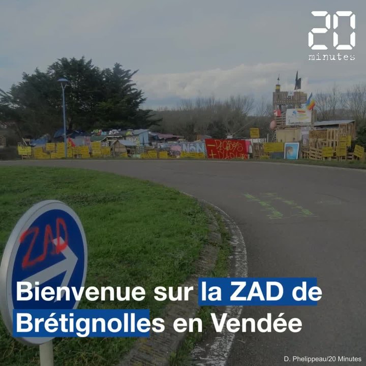 Vendée: Des zadistes protestent contre la construction d'un port de plaisance à Brétignolles sur Mer