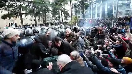 En Géorgie, les manifestants délogés