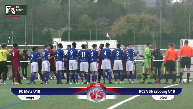 Nat U19 gr.B : FC Metz - RC Strasbourg Alsace (1-2)