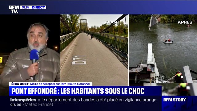 Selon Éric Oget, maire de Mirepoix-sur-Tarn: Le pont a connu différents travaux (...) il ne présentait aucun problème