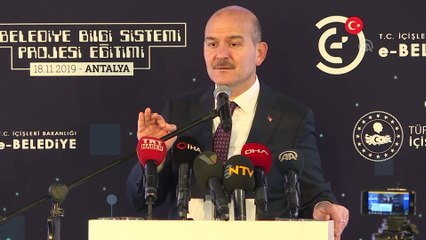 Soylu: 'E-belediye sistemi, ortak veri tabanı projesidir' - ANTALYA