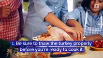 Safety Tips for Preparing Your Thanksgiving Turkey