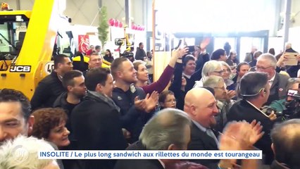 INSOLITE Le plus long sandwich aux rillettes du monde est tourangeau