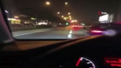 Alkollü sürücü 3 kişinin yaralandığı kazayı canlı yayınlamış