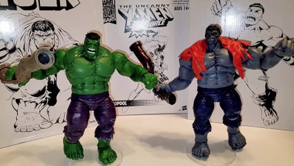 Foxy Unboxy: SDCC 2019 Retro Green Hulk vs European Con Retro Grey Hulk - Unboxing & Review
