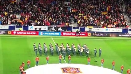 La Guardia Civil interpretó el himno de España por su 175 aniversario