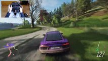 Forza Horizon 4 - 720HP AUDI R8 V10 PLUS - OFF-ROAD with THRUSTMASTER TX   TH8A - 1080p60FPS