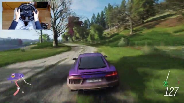 Forza Horizon 4 - 720HP AUDI R8 V10 PLUS - OFF-ROAD with THRUSTMASTER TX + TH8A - 1080p60FPS