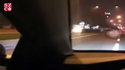 Alkollü sürücü 3 kişinin yaralandığı kazayı canlı yayınlamış