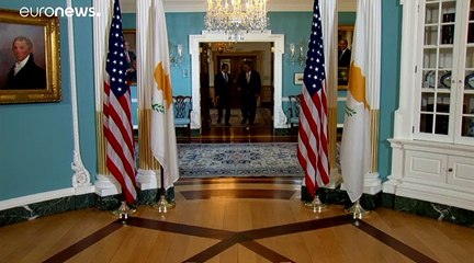 Τετ-α-τετ Χριστοδουλίδη-Πομπέο στην Ουάσινγκτον