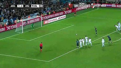 Messi Goal - Argentina 2-2 Uruguay