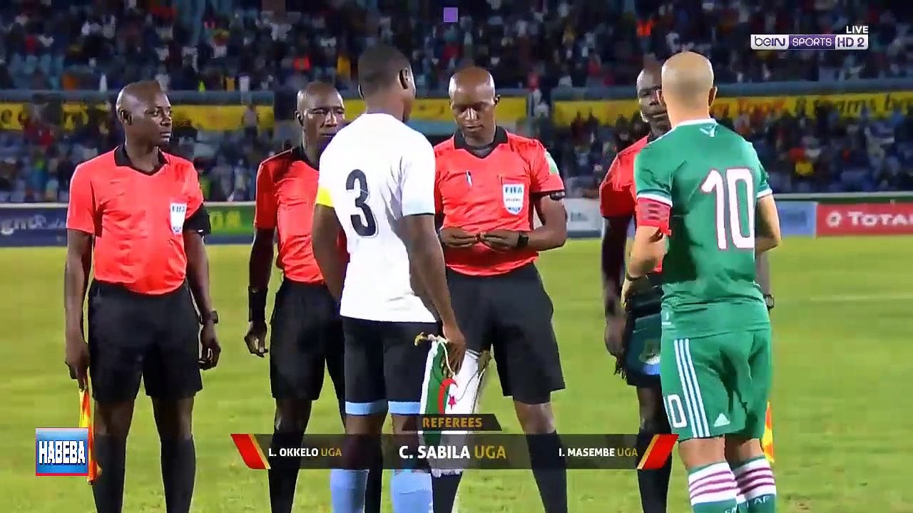 ملخص مباراة الجزائر وبوتسوانا 1\ 0  هدف عالمي\هدف بلايلي العالمي \حفيظ دراجي