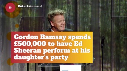 Ed Sheeran Does A Celebrity Birthday Party