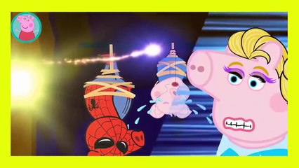 Video herunterladen: Peppa Pig Crying Dinosaur George Superheroes Finger Family Nursery Rhymes Song Episode Parody