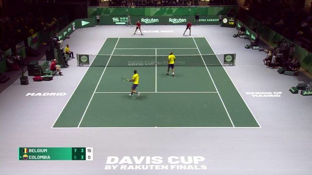 Belgium v Colombia Doubles Match Highlights