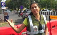 MBA Student manages traffic with her dance moves in Indore | OneIndia News