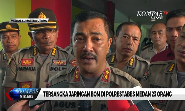 2 Terduga Teroris Bom Medan Serahkan Diri ke Polisi
