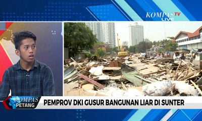 Pemprov DKI Gusur Bangunan Liar di Sunter, Warga Pilih Bertahan
