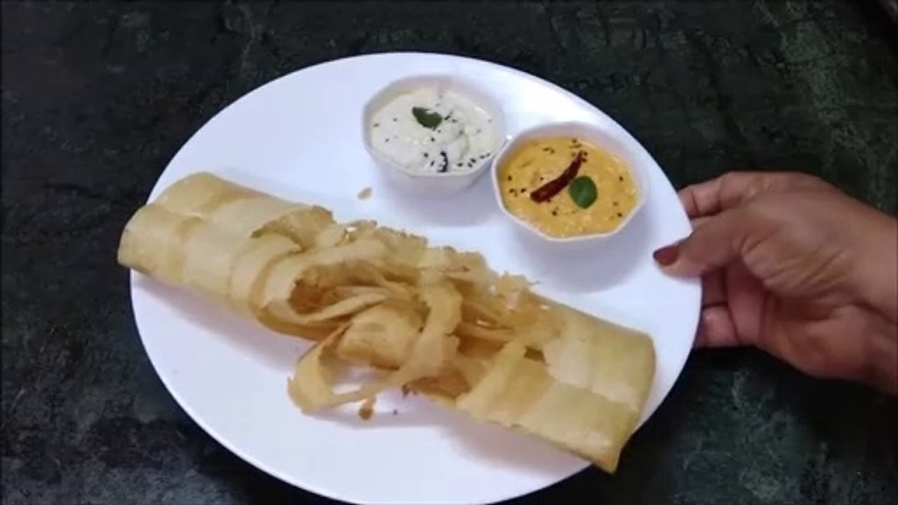 Instant Aata Dosa _ 5 मिनट मे बनाये आटे का इतना क्रिस्पी और हेल्दी डोसा वो भी बिना बैकिंग सोडे