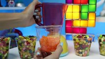 Blending Jelly Beans Colors with Toy Blender-