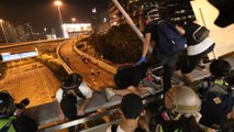 Ropes and motorbikes used to escape Hong Kong Polytechnic University campus siege