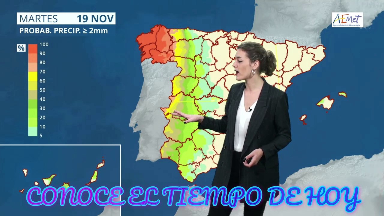 Conoce El Tiempo de Hoy Martes 19 de Noviembre de 2019