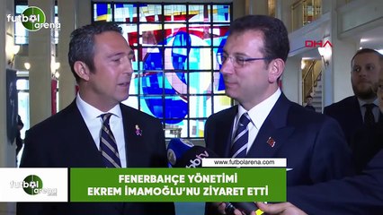 Fenerbahçe Yönetimi Ekrem İmmaoğlu'nu ziyaret etti