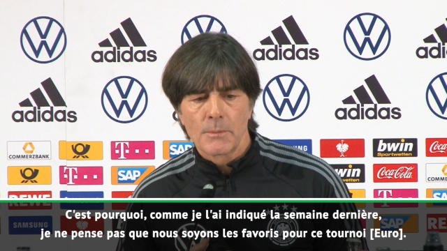 Allemagne - Löw : Nous ne sommes pas les favoris