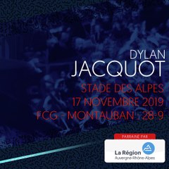 L'essai de Dylan Jacquot face à Montauban