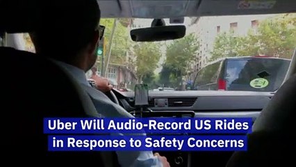 Uber Will Audio-Record US Rides in Response to Safety Concerns