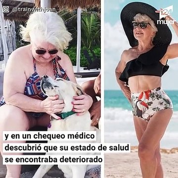 Abuela fitness de 73 años enseña cómo mantenerse en forma con estos ejercicios