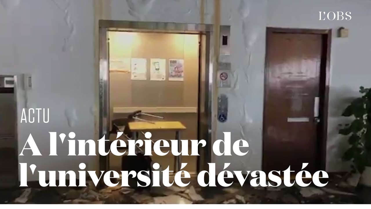 Le campus dévasté à Hong Kong, des manifestants continuent le siège malgré l’appel à se rendre