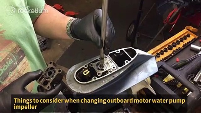 Things to consider when changing outboard motor water pump impeller