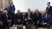 Cumhurbaşkanı Erdoğan, MHP Genel Başkanı Bahçeli ile bir araya geldi (5)
