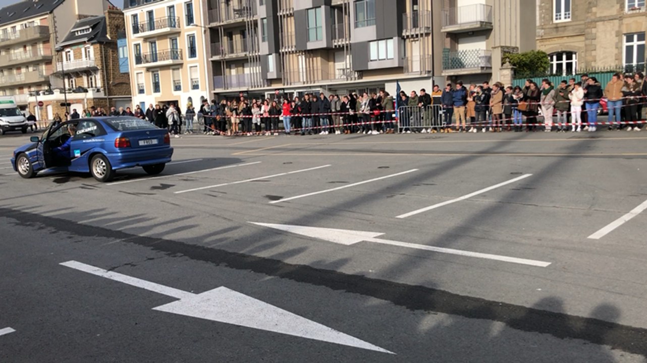 Saint-Malo. Un crash test pour sensibiliser à la sécurité routière