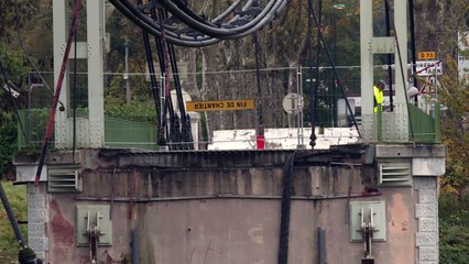 Camión que causó derrumbe de puente en Francia pesaba el doble de lo autorizado