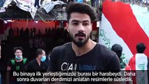 Bağdat'taki Türk Lokantası binası göstericilerin buluşma noktası oldu