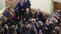 Cumhurbaşkanı Erdoğan, MHP Genel Başkanı Bahçeli ile bir araya geldi (1) - TBMM