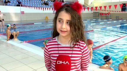 Ankara'da öğrenciler ara tatilde spor yapı