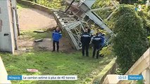 Effondrement d'un pont en Haute-Garonne : le camion pesait plus de deux fois la masse autorisée selon les premières estimations