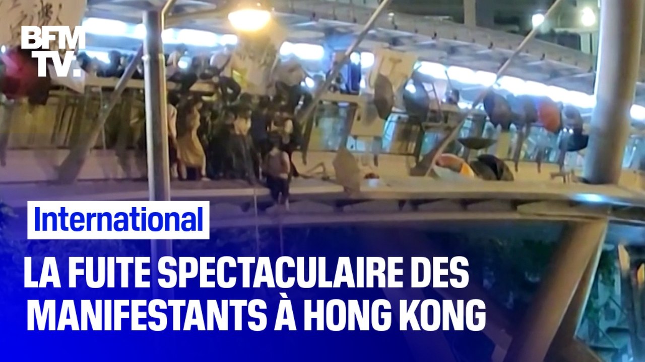 Hong Kong: la surprenante fuite des manifestants assiégés par la police