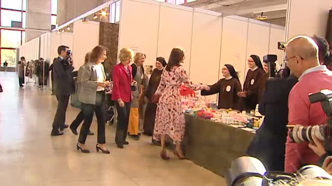 La reina Letizia y doña Sofía, juntas en el Rastrillo Nuevo Futuro