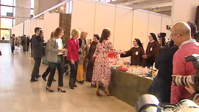 La reina Letizia y doña Sofía, juntas en el Rastrillo Nuevo Futuro