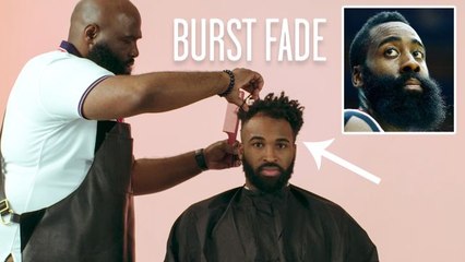 James Harden's Burst Fade Haircut Recreated by a Master Barber