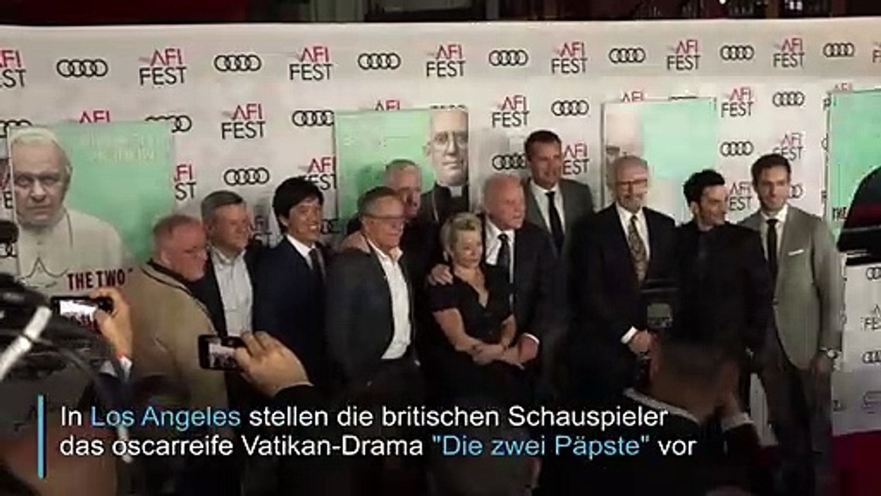 Anthony Hopkins und Jonathan Pryce sind 'Die zwei Päpste'