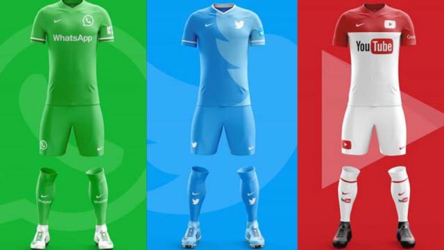 Veja como seriam os uniformes dos principais aplicativos do mundo