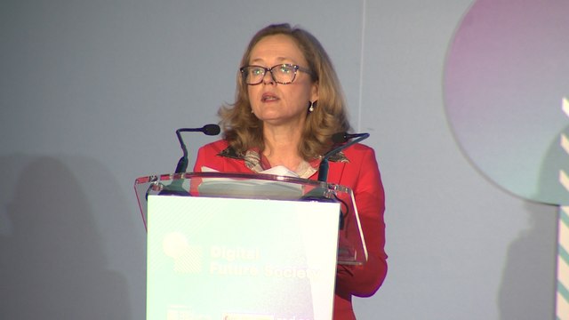 Reproches entre Calviño y Puigneró en el Digital Future Society