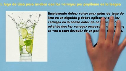 ▷verrugas en la lengua tratamiento casero 